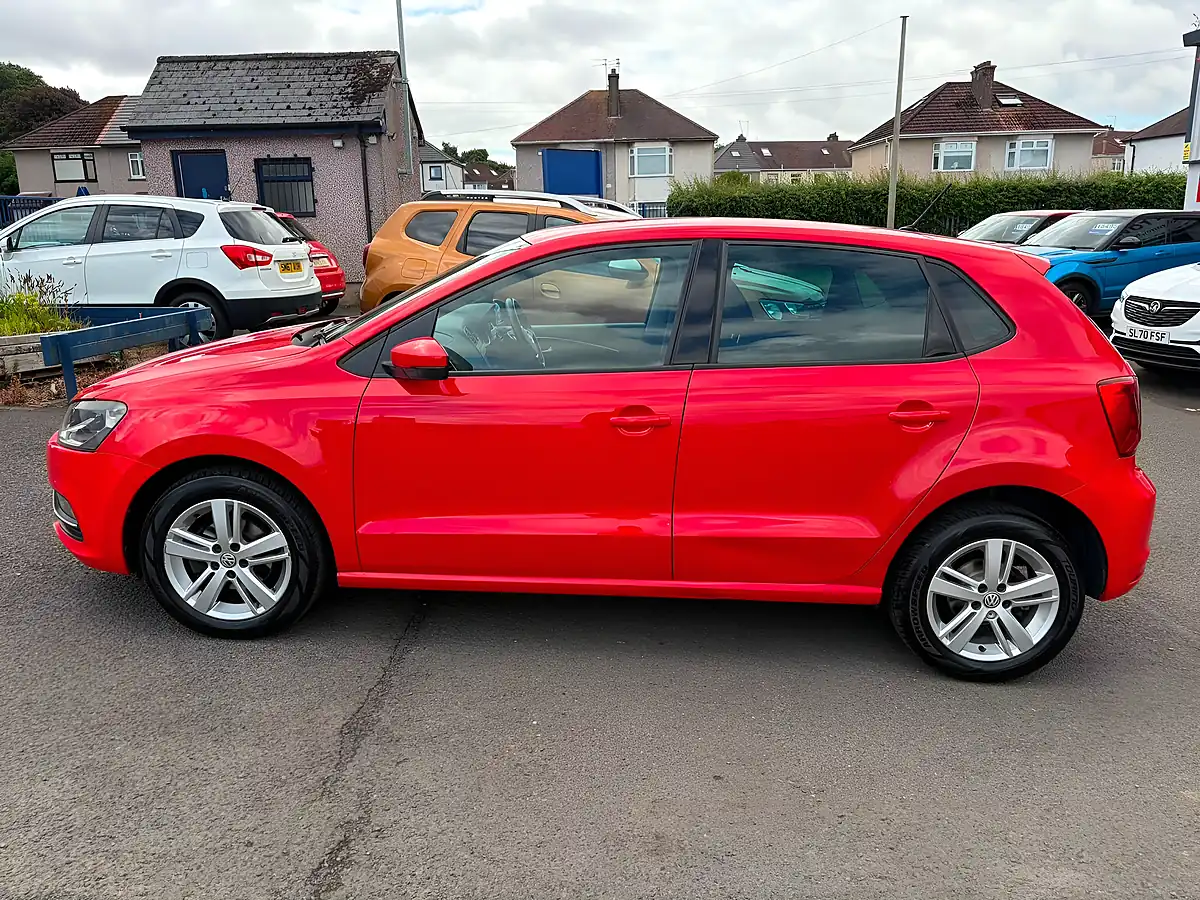 Used 2016 Volkswagen Polo Match Red - Interior and Exterior details 2