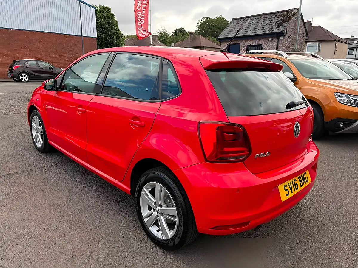 Used 2016 Volkswagen Polo Match Red - Interior and Exterior details 3