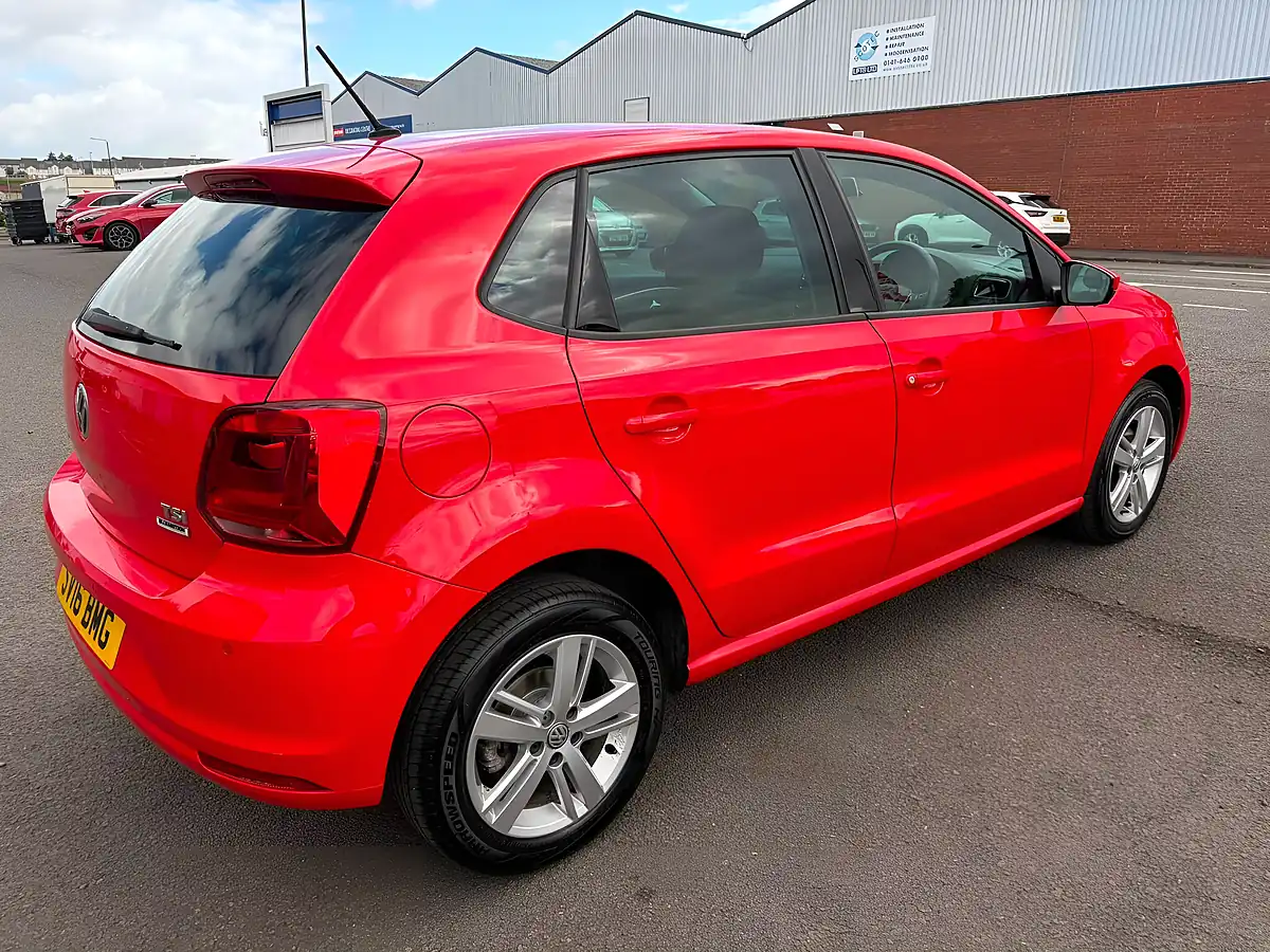 Used 2016 Volkswagen Polo Match Red - Interior and Exterior details 4