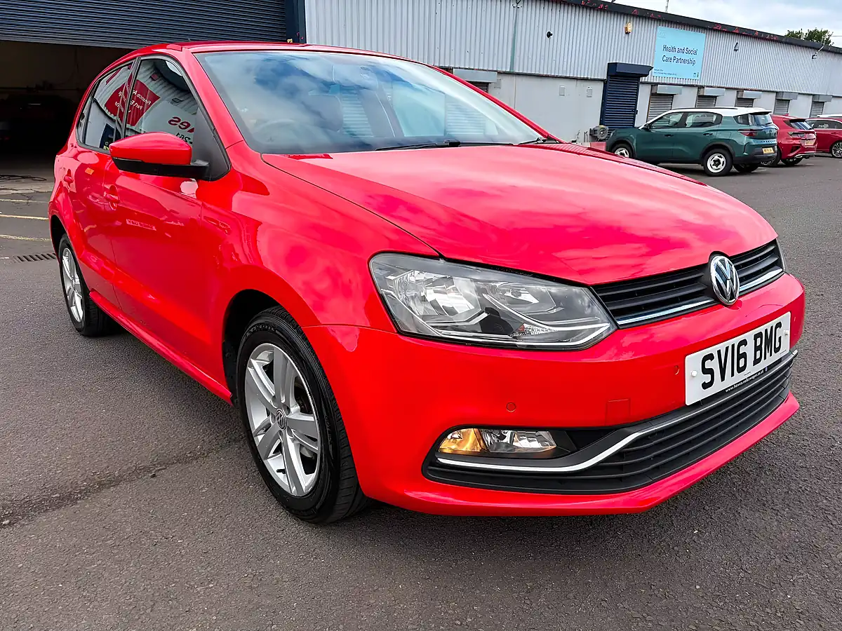 Used 2016 Volkswagen Polo Match Red - Interior and Exterior details 6