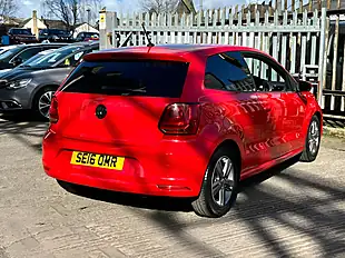 Used 2016 Volkswagen Polo Match Red - Interior and Exterior details 10