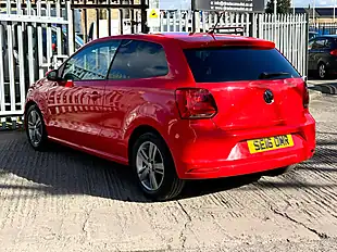Used 2016 Volkswagen Polo Match Red - Interior and Exterior details 11