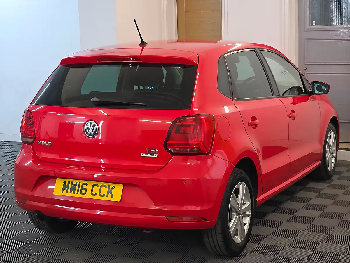 Used 2016 Volkswagen Polo Match Red - Interior and Exterior details 4