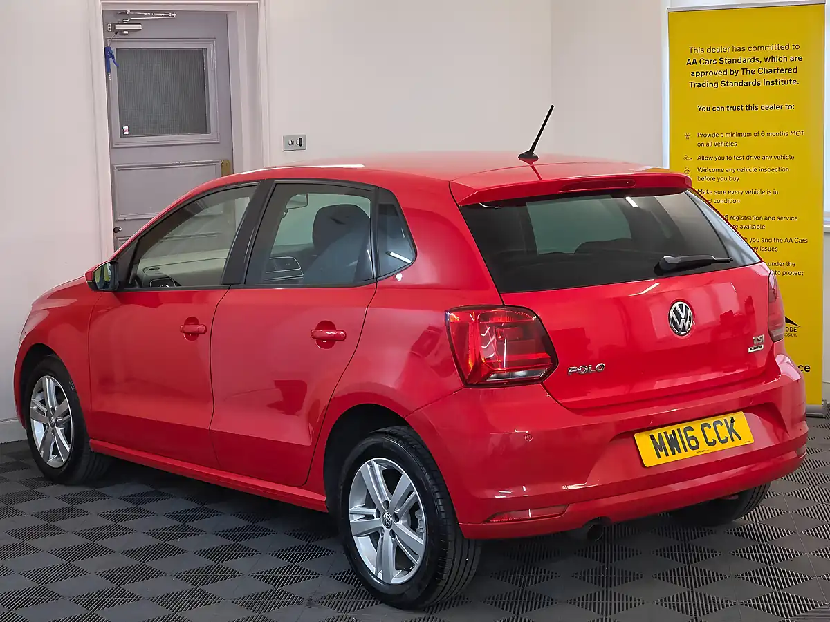Used 2016 Volkswagen Polo Match Red - Interior and Exterior details 6