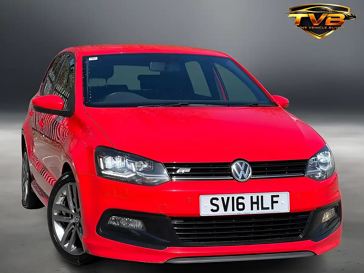 Used 2016 Volkswagen Polo R-Line Flash Red - Front View