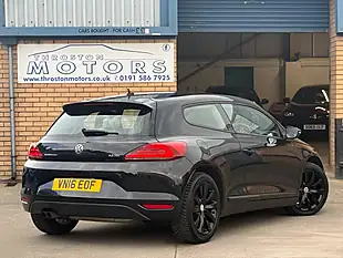 Used 2016 Volkswagen Scirocco Bluemotion Tech Euro 6 Black - Interior and Exterior details 4