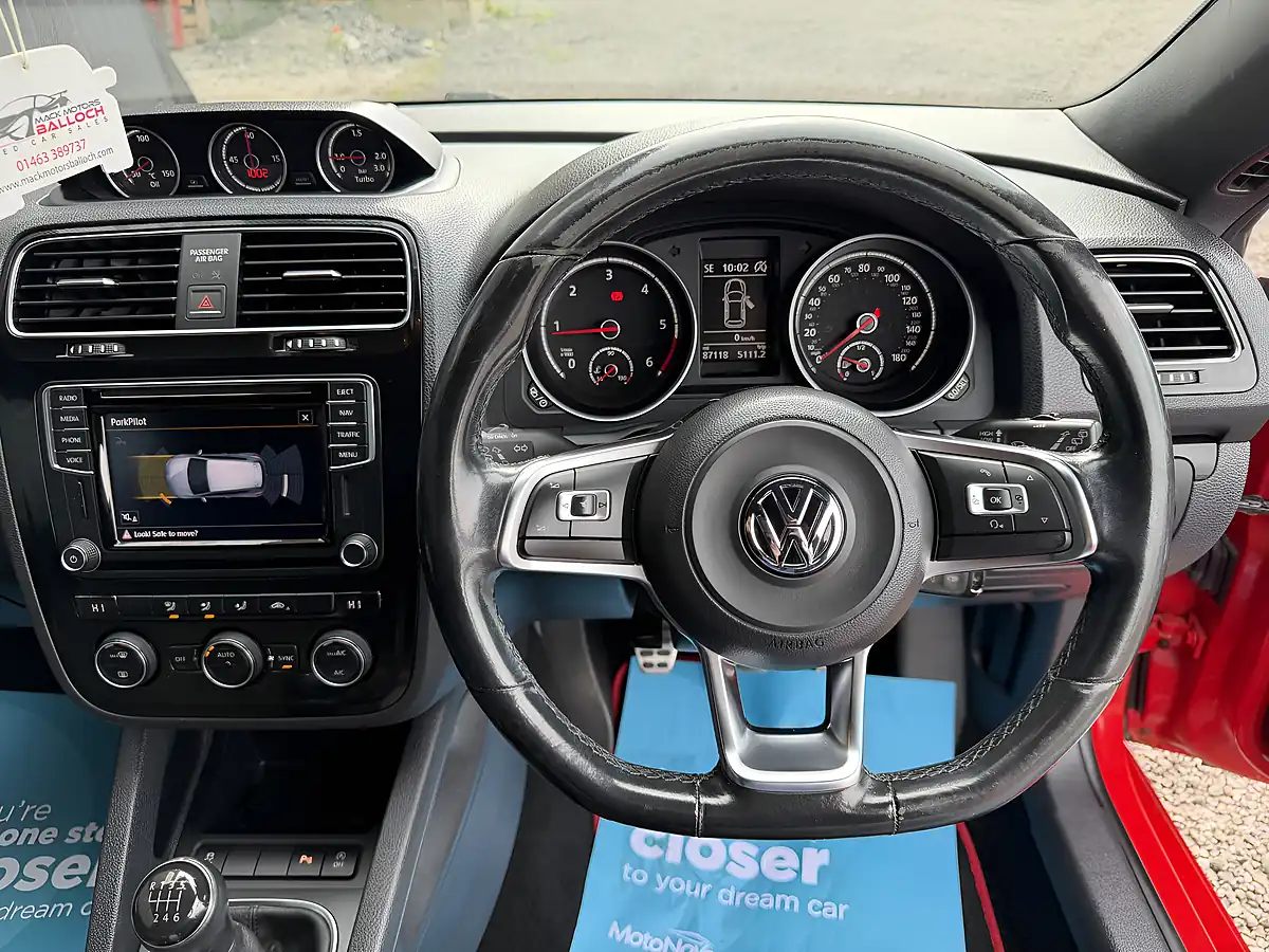 Used 2016 Volkswagen Scirocco Bluemotion Tech GT Red - Interior and Exterior details 14