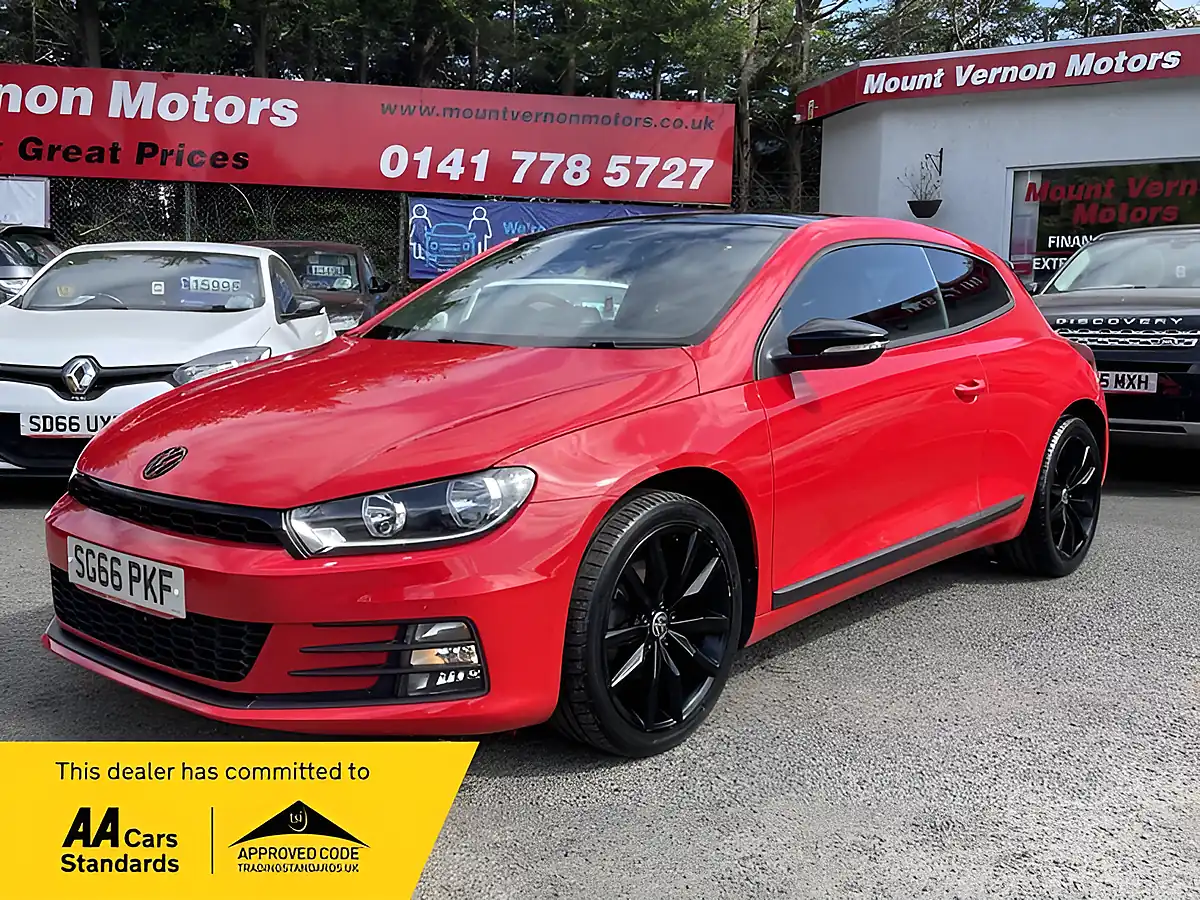 Used 2016 Volkswagen Scirocco GT Black Edition Red - Front View