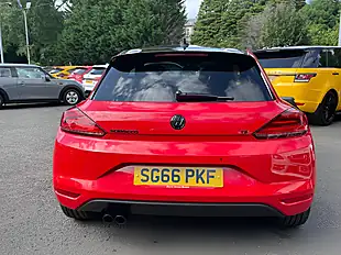 Used 2016 Volkswagen Scirocco GT Black Edition Red - Interior and Exterior details 5