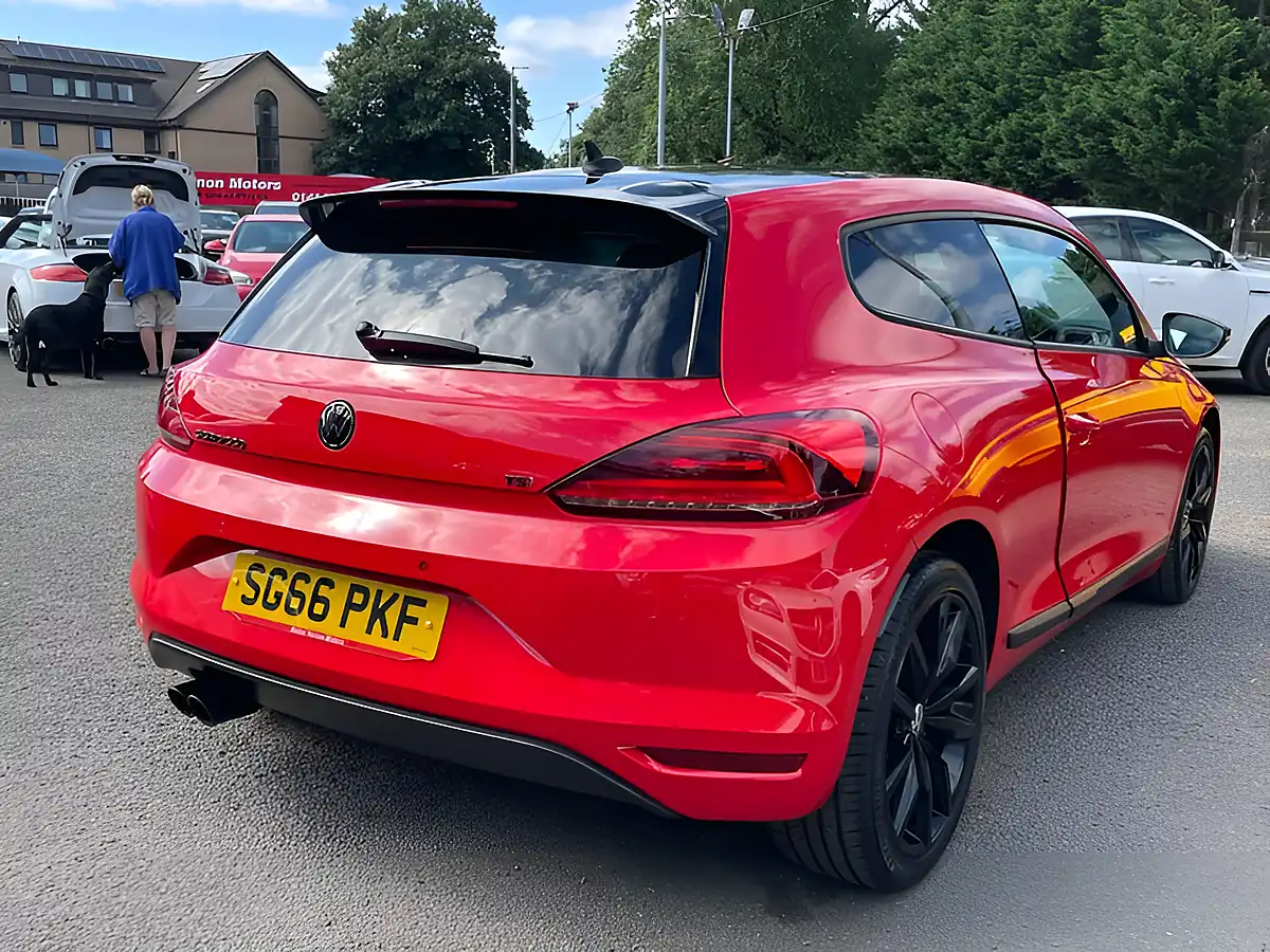 Used 2016 Volkswagen Scirocco GT Black Edition Red - Interior and Exterior details 6