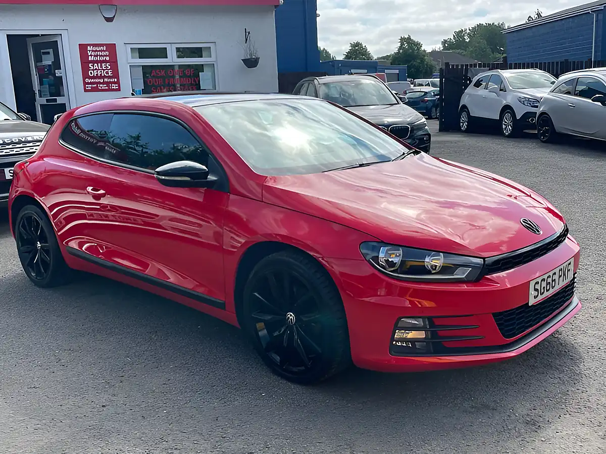 Used 2016 Volkswagen Scirocco GT Black Edition Red - Interior and Exterior details 8