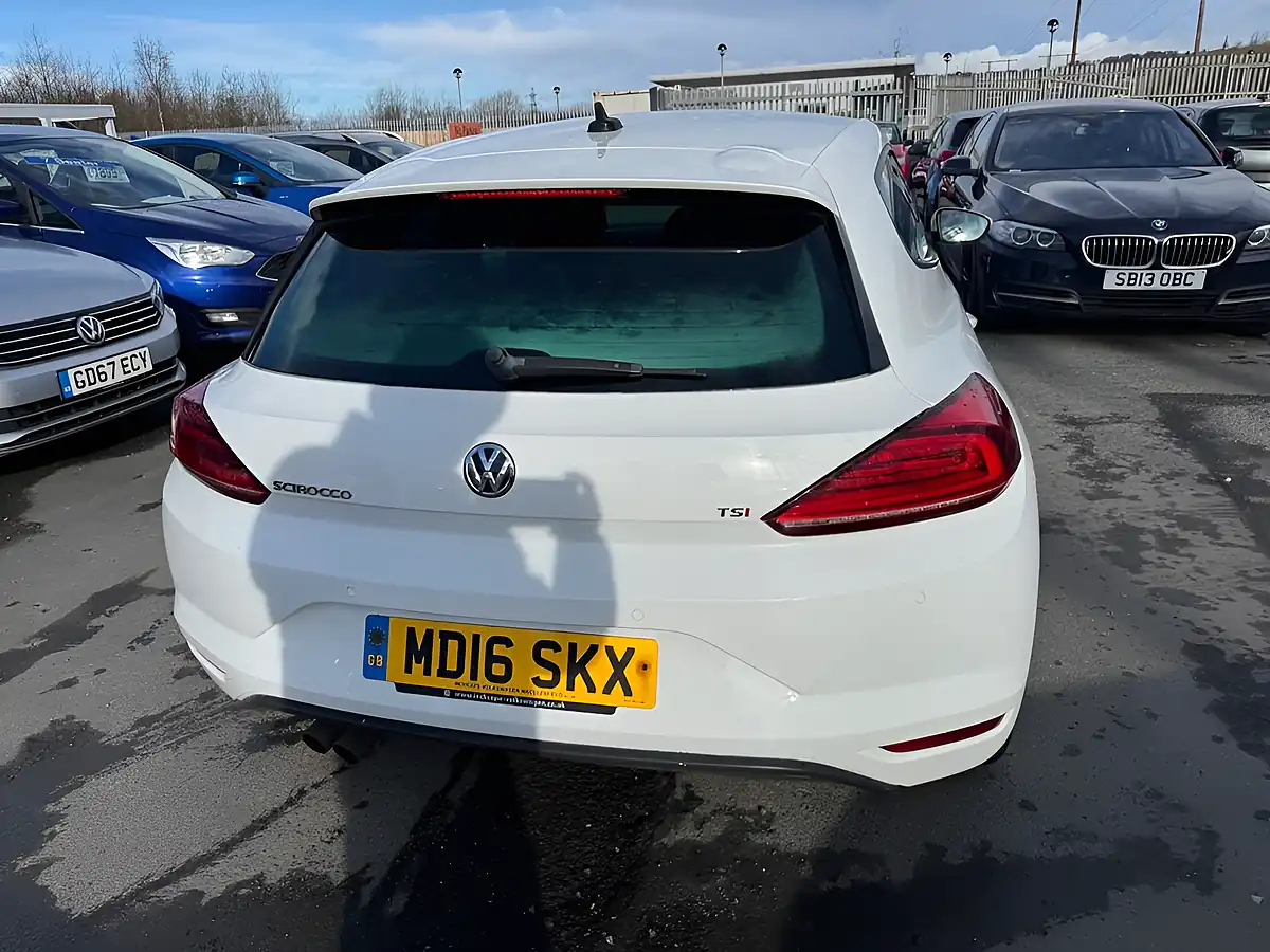 Used 2016 Volkswagen Scirocco GT White - Interior and Exterior details 11