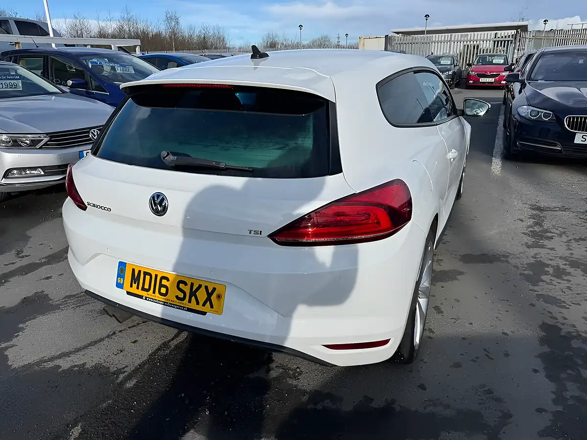 Used 2016 Volkswagen Scirocco GT White - Interior and Exterior details 12