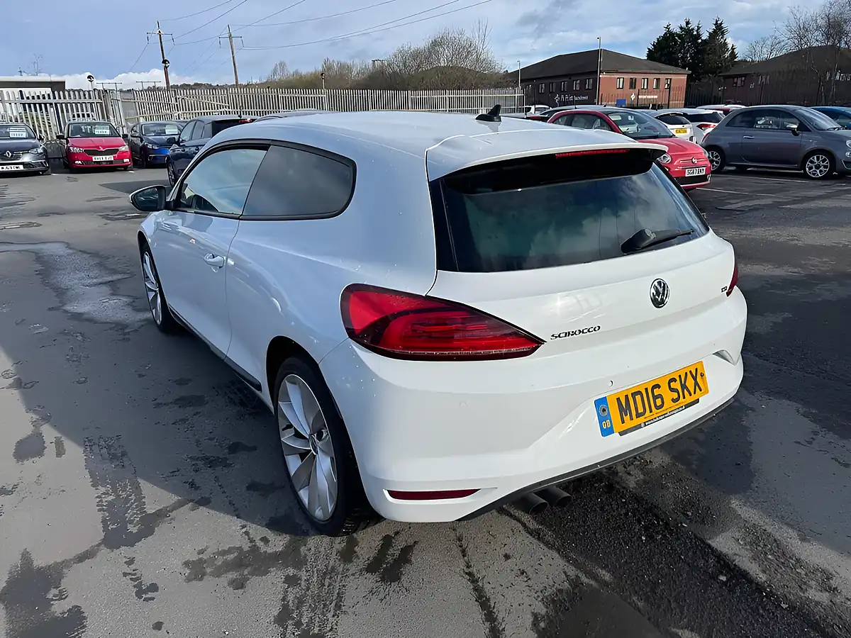 Used 2016 Volkswagen Scirocco GT White - Interior and Exterior details 4