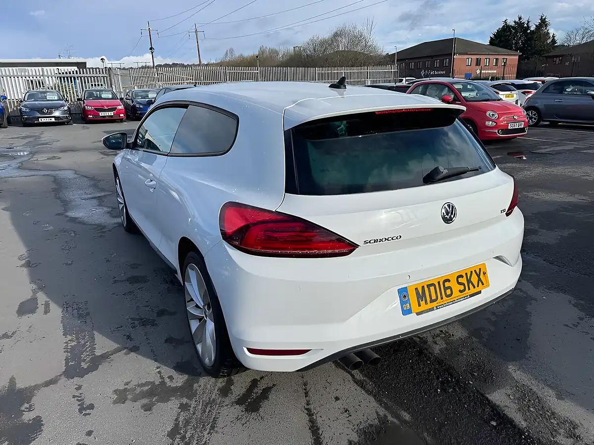 Used 2016 Volkswagen Scirocco GT White - Interior and Exterior details 5