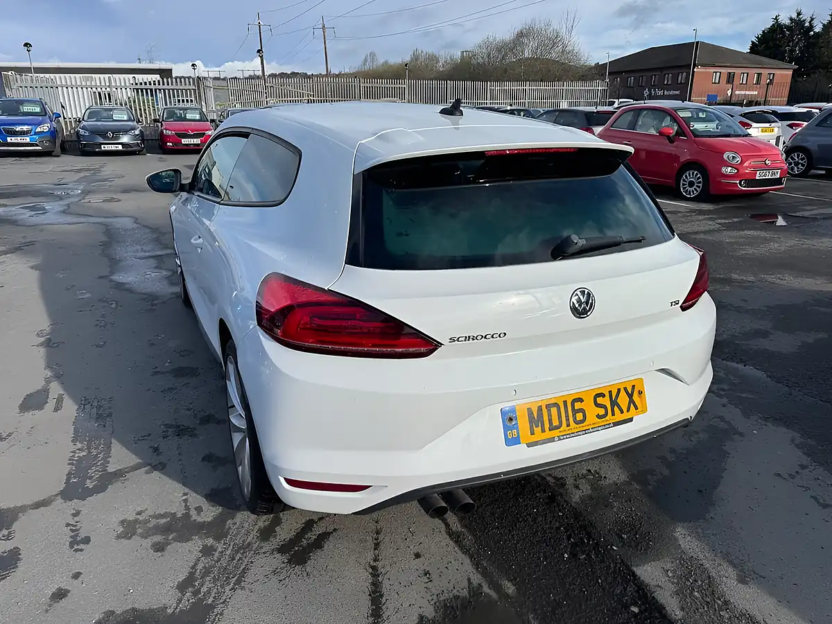 Used 2016 Volkswagen Scirocco GT White - Interior and Exterior details 6