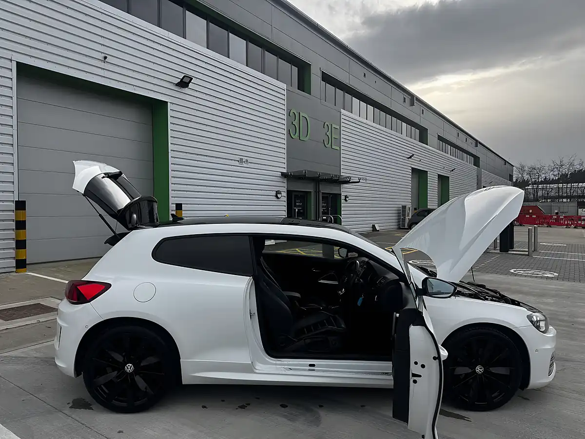 Used 2016 Volkswagen Scirocco R-Line Black Edition White - Interior and Exterior details 12