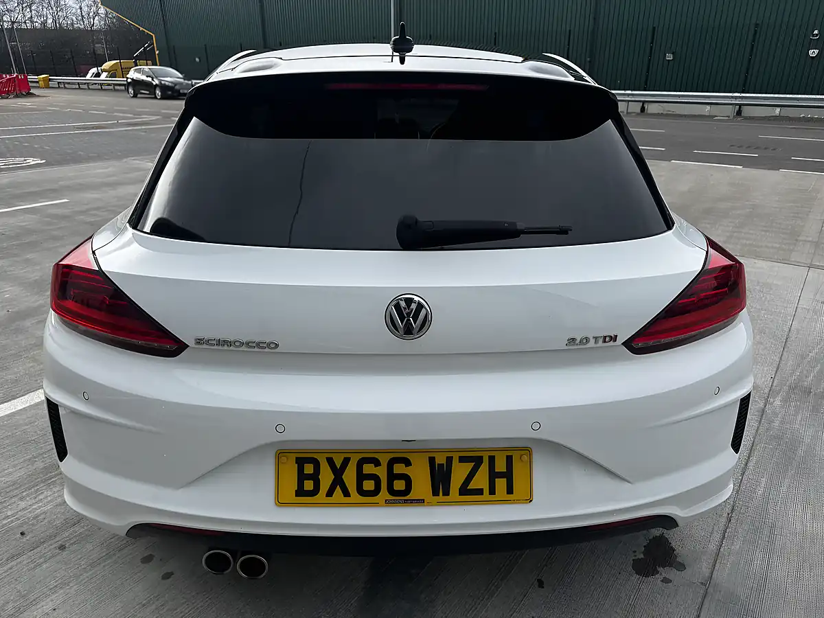 Used 2016 Volkswagen Scirocco R-Line Black Edition White - Interior and Exterior details 9