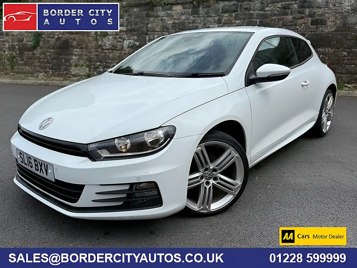 Used 2016 Volkswagen Scirocco R-Line White - Front View