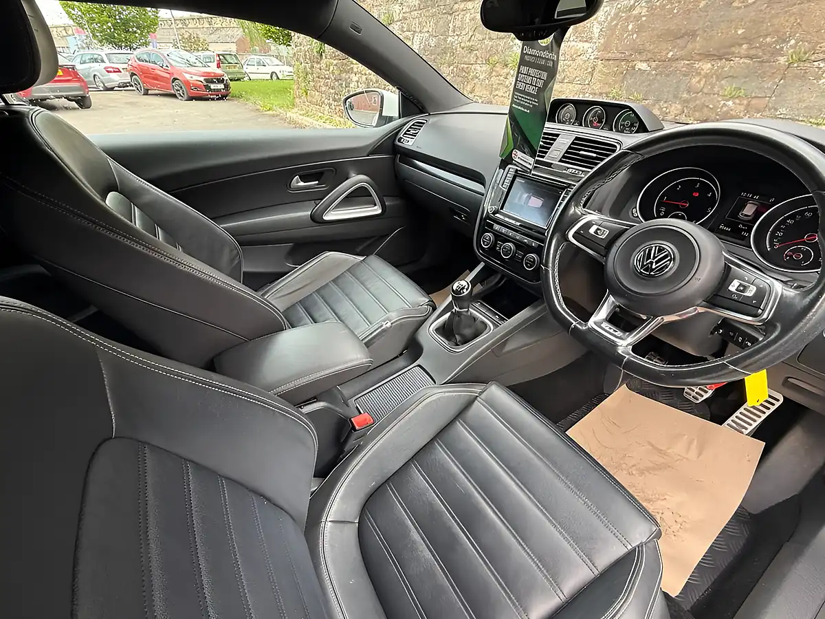 Used 2016 Volkswagen Scirocco R-Line White - Interior and Exterior details 16