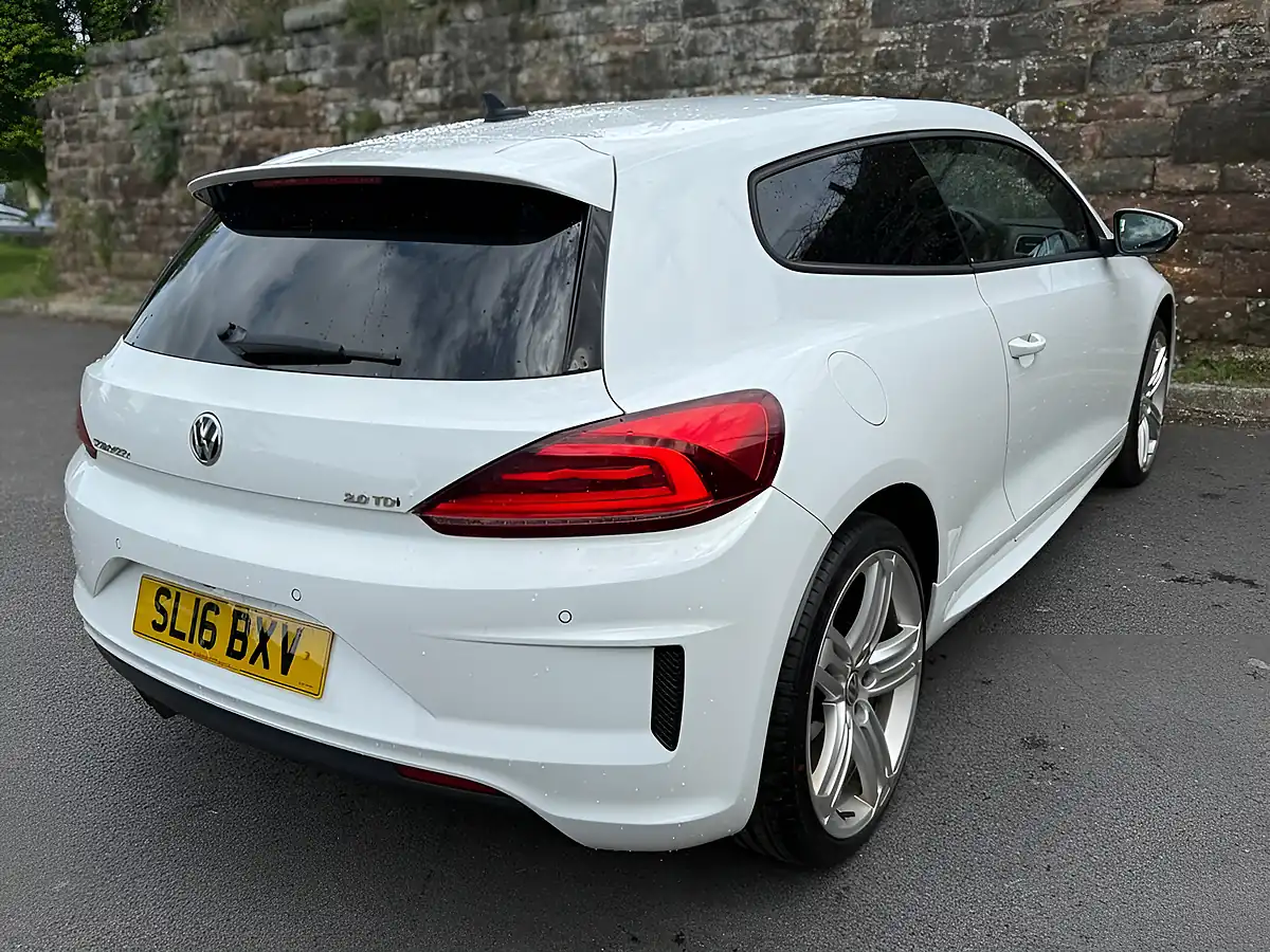 Used 2016 Volkswagen Scirocco R-Line White - Interior and Exterior details 6