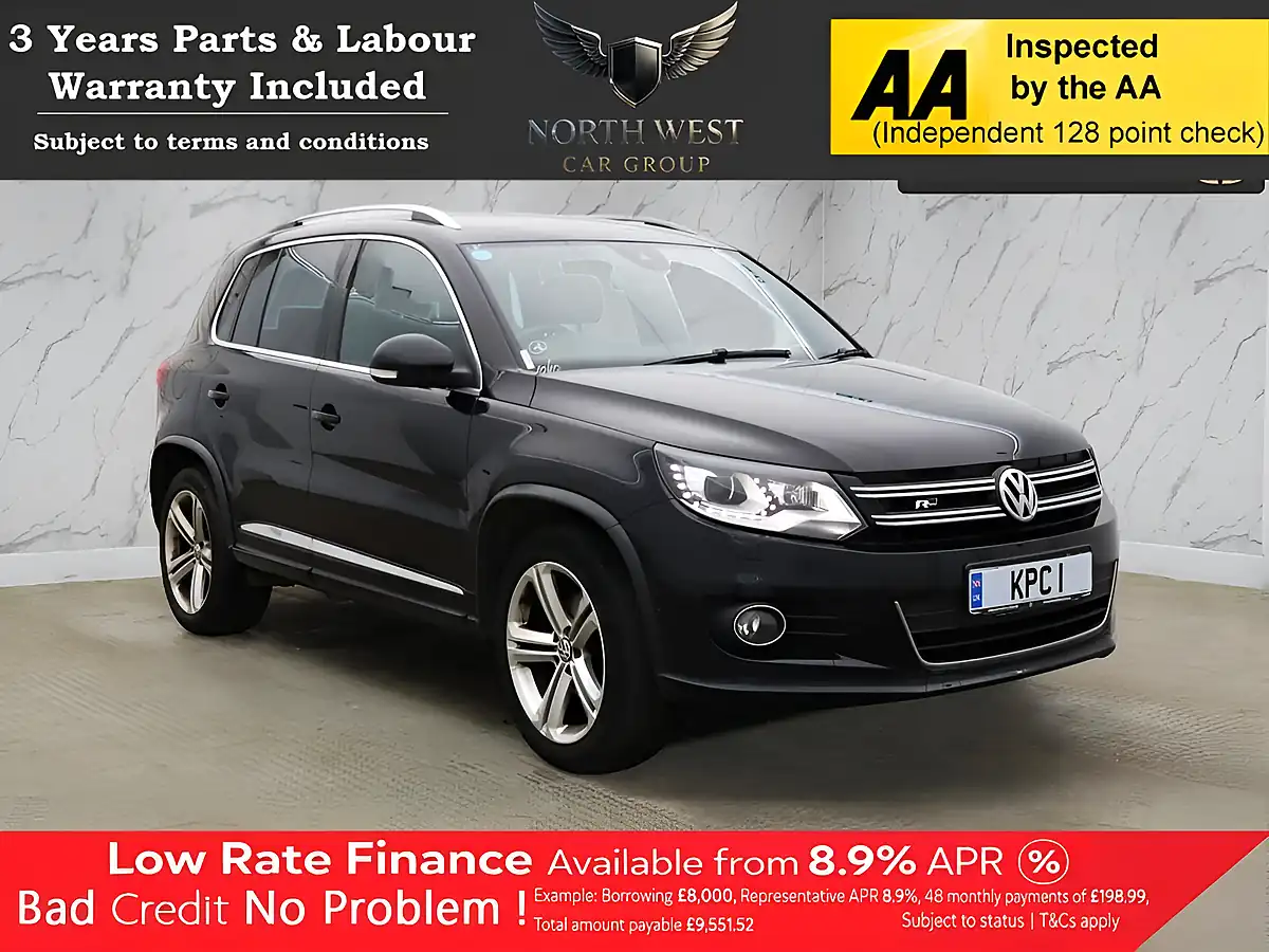Used 2016 Volkswagen Tiguan R-Line Edition Black - Front View