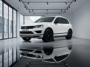 Used 2016 Volkswagen Touareg Bluemotion Tech R-Line White - Interior and Exterior details 10