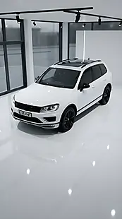 Used 2016 Volkswagen Touareg Bluemotion Tech R-Line White - Interior and Exterior details 2