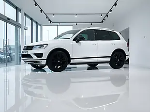 Used 2016 Volkswagen Touareg Bluemotion Tech R-Line White - Interior and Exterior details 5