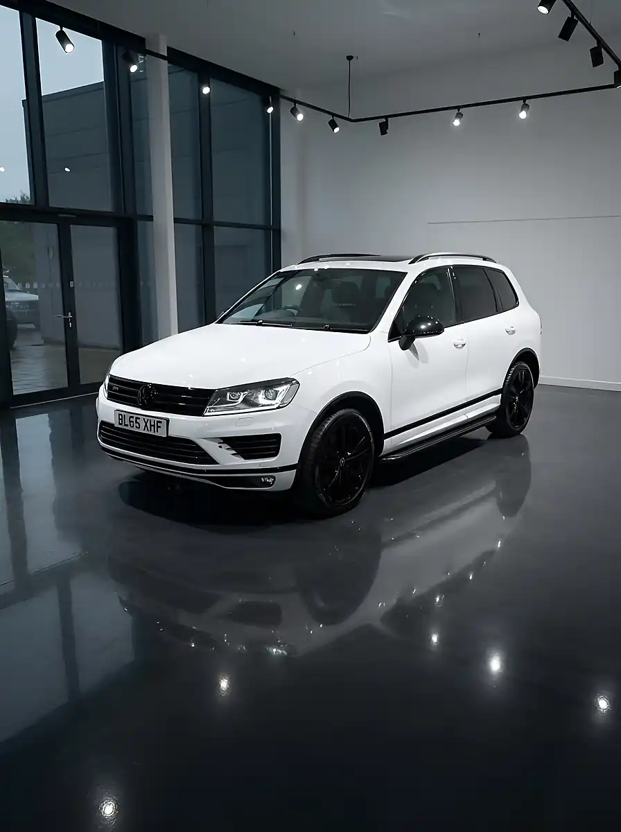 Used 2016 Volkswagen Touareg Bluemotion Tech R-Line White - Interior and Exterior details 7