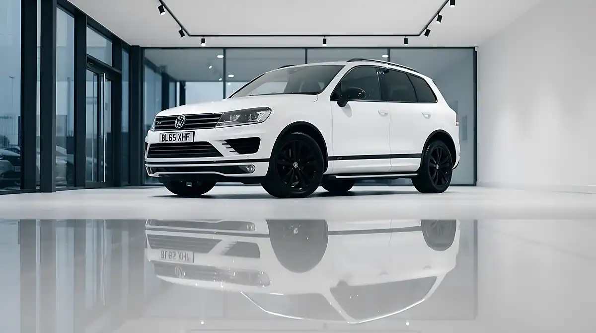 Used 2016 Volkswagen Touareg Bluemotion Tech R-Line White - Interior and Exterior details 8