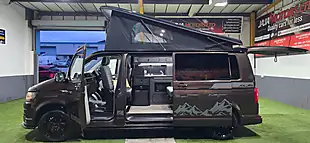 Used 2016 Volkswagen Transporter Campervan Brown - Interior and Exterior details 12