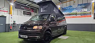 Used 2016 Volkswagen Transporter Campervan Brown - Interior and Exterior details 4
