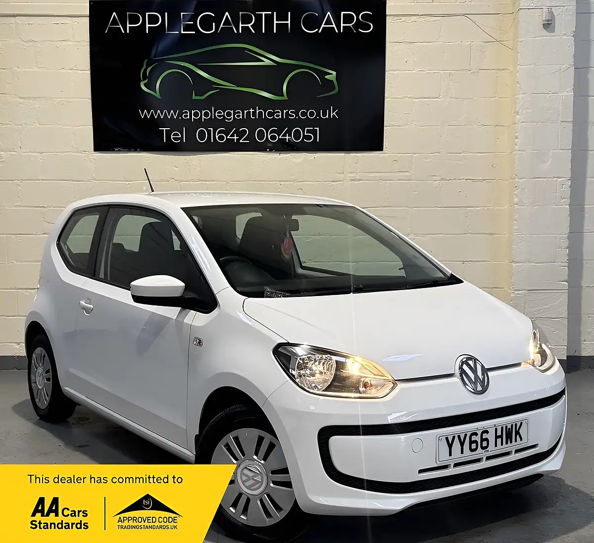 Used 2016 Volkswagen Up! Move Up! White - Front View