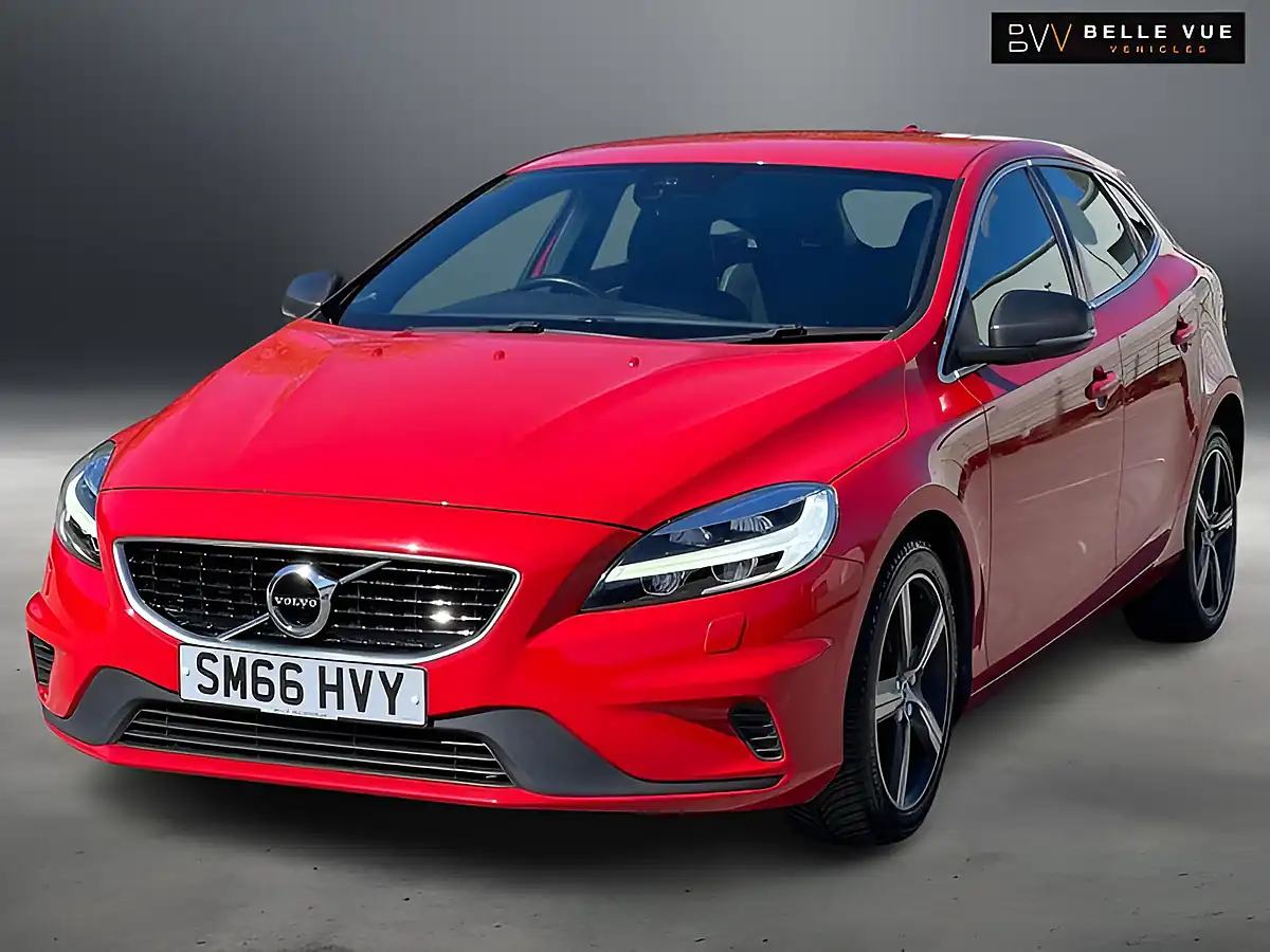 Used 2016 Volvo V40 R-Design Nav+ Passion Red - Front View