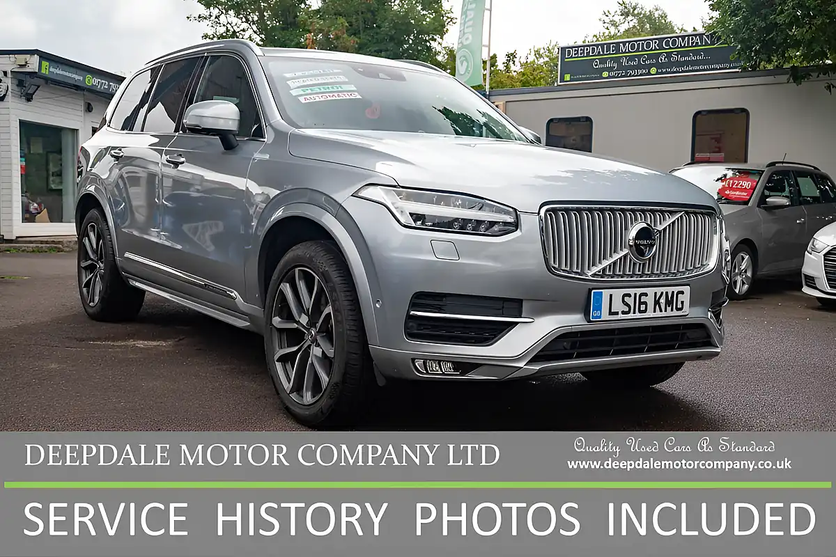 Used 2016 Volvo XC90 Inscription Electric Silver - Front View