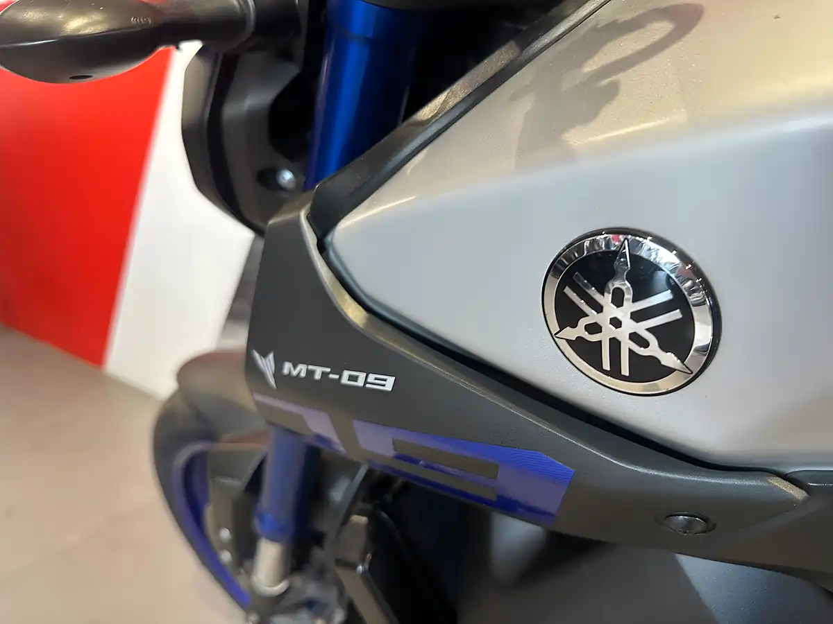 Used 2016 Yamaha MT-09 Blue and Silver Metallic - Interior and Exterior details 20