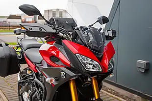 Used 2016 Yamaha MT-09 Tracer Red - Interior and Exterior details 10