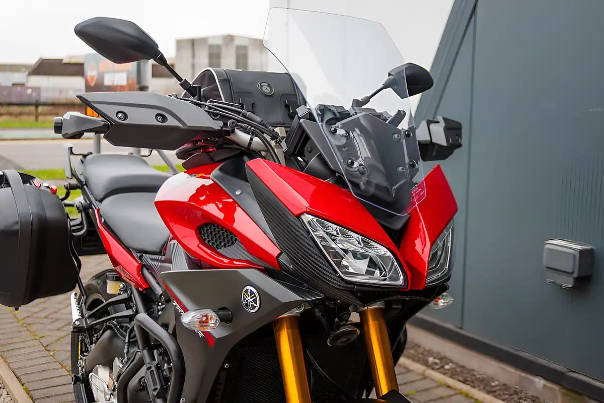 Used 2016 Yamaha MT-09 Tracer Red - Interior and Exterior details 10