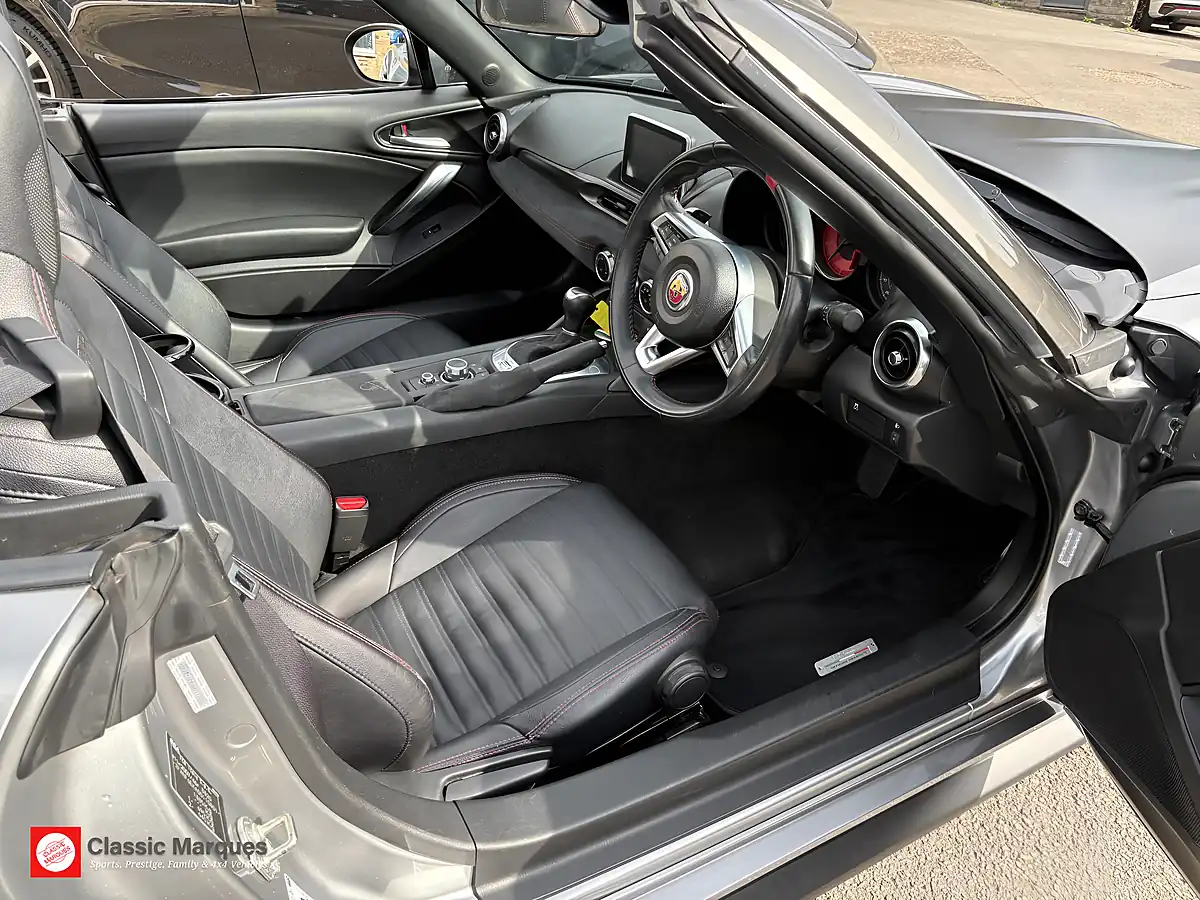 Used 2017 Abarth 124 Spider Convertible Portogallo 1974 Grey - Interior and Exterior details 2
