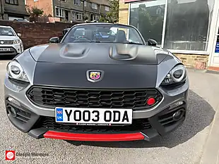 Used 2017 Abarth 124 Spider Convertible Portogallo 1974 Grey - Interior and Exterior details 5