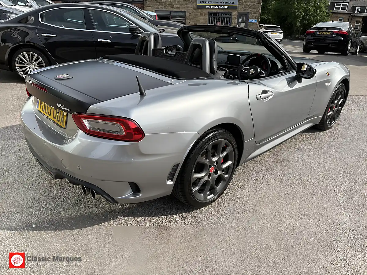 Used 2017 Abarth 124 Spider Convertible Portogallo 1974 Grey - Interior and Exterior details 8