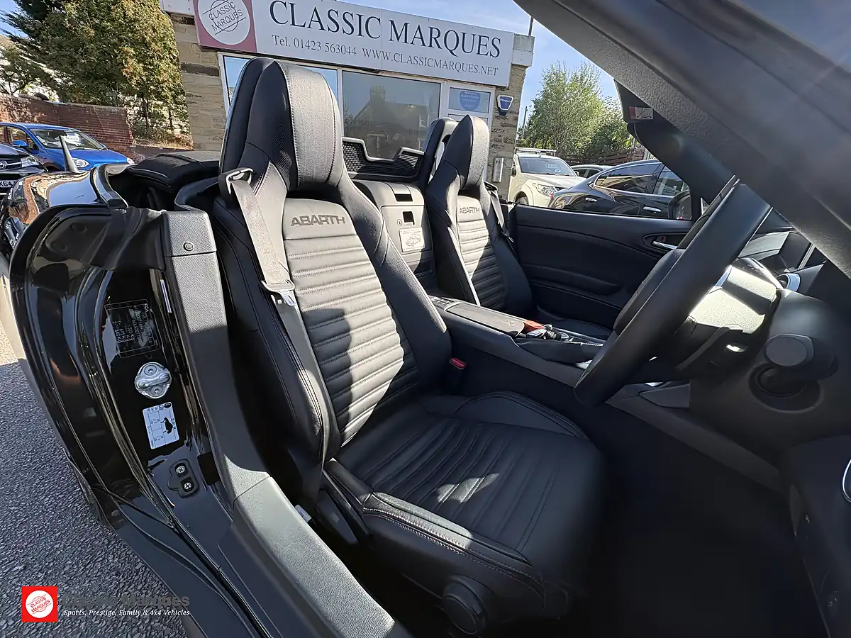 Used 2017 Abarth 124 Spider Convertible San Marino 1972 Black - Interior and Exterior details 13