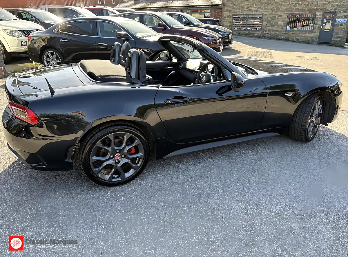 Used 2017 Abarth 124 Spider Convertible San Marino 1972 Black - Interior and Exterior details 3