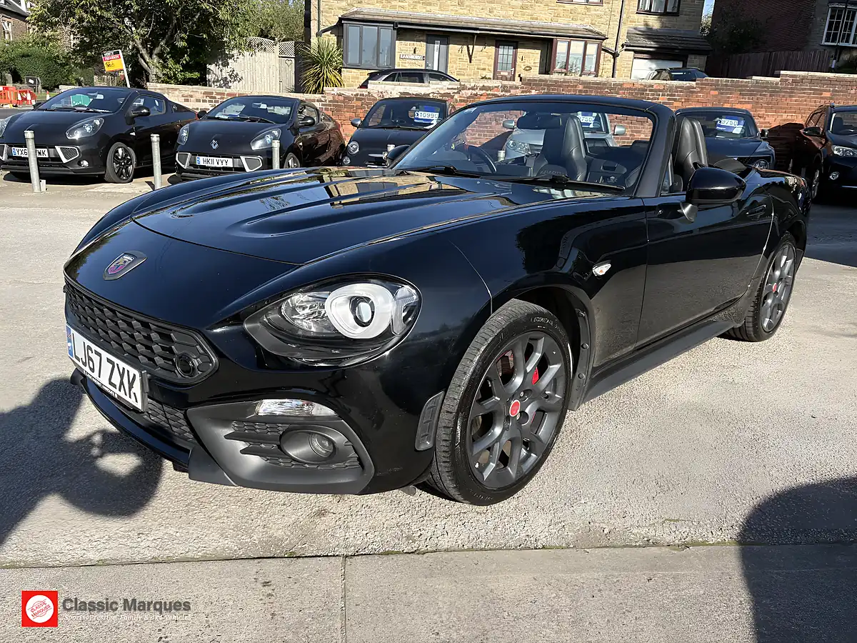 Used 2017 Abarth 124 Spider Convertible San Marino 1972 Black - Interior and Exterior details 4