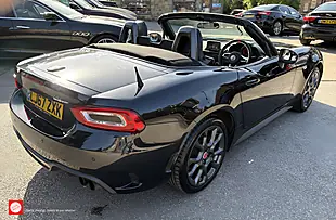 Used 2017 Abarth 124 Spider Convertible San Marino 1972 Black - Interior and Exterior details 8