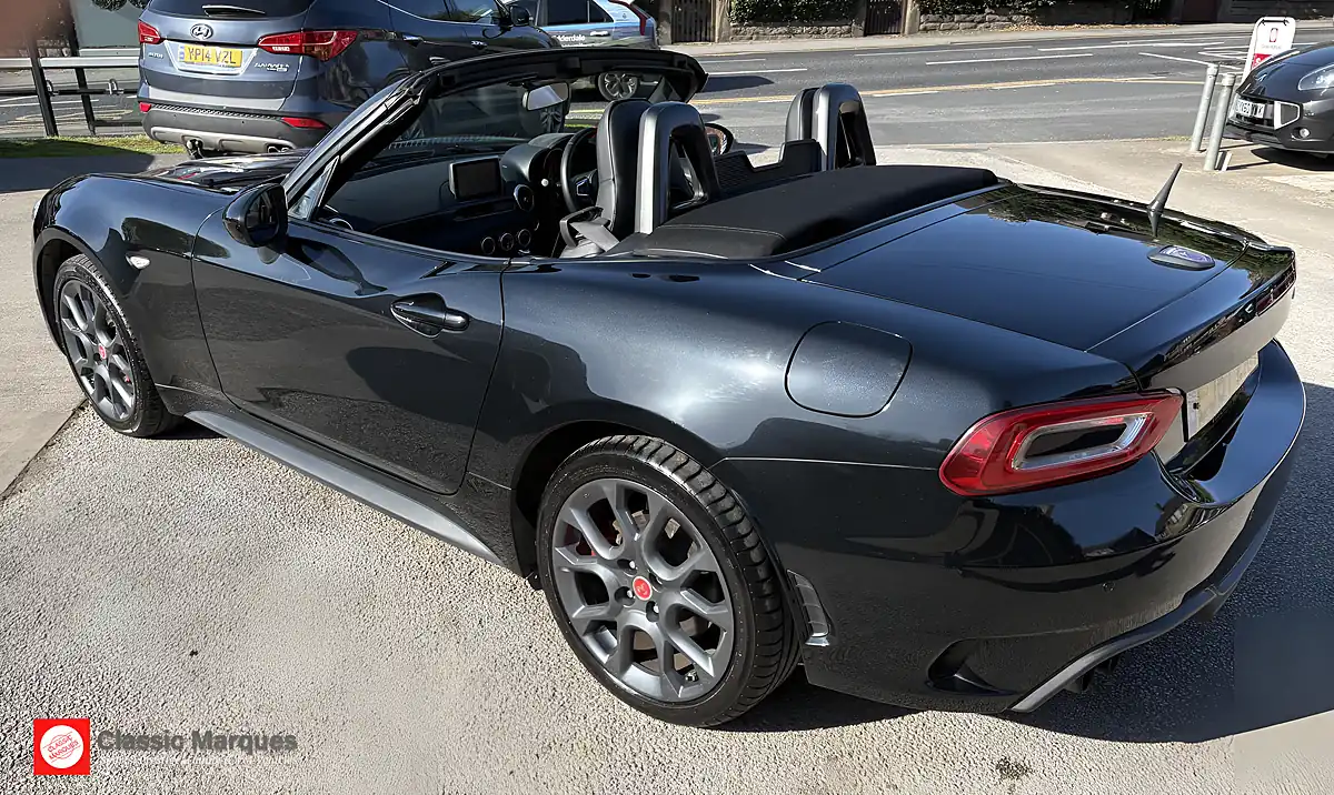 Used 2017 Abarth 124 Spider Convertible San Marino 1972 Black - Interior and Exterior details 9