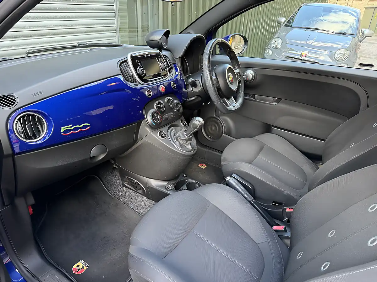 Used 2017 Abarth 595 Blue - Interior and Exterior details 11