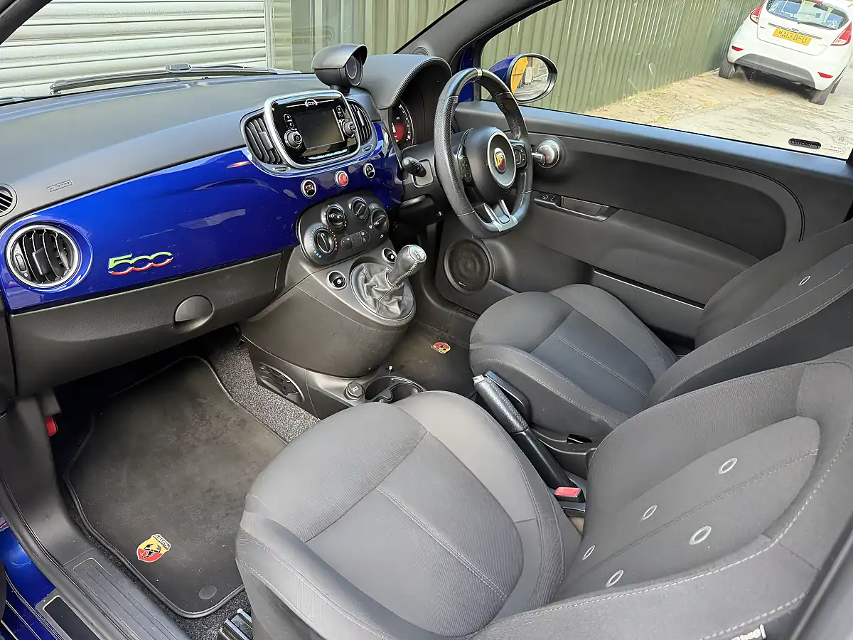 Used 2017 Abarth 595 Blue - Interior and Exterior details 5
