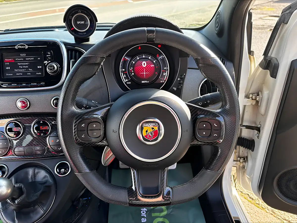Used 2017 Abarth 595 Competizione White - Interior and Exterior details 14